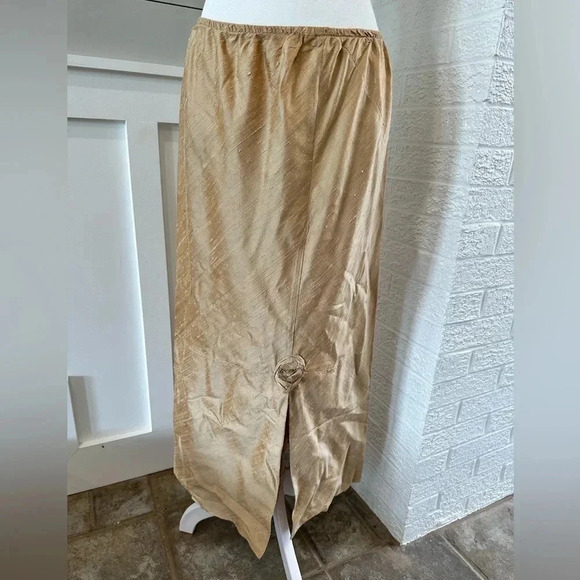 Authentic Lee Andersen Vamp Silk Skirt Designer Size Large - Picture 1 of 9